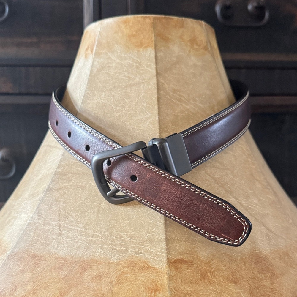 Brown Genuine Leather Belt